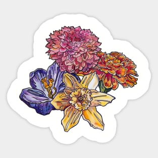 Blooms Bunch Sticker